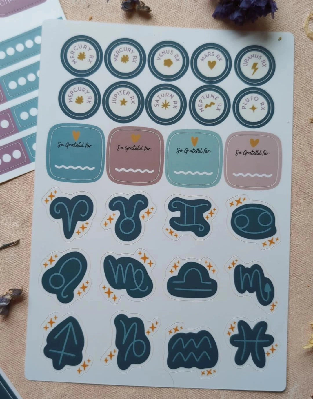 Cosmic Sticker Set Soul Care Planner Stickers