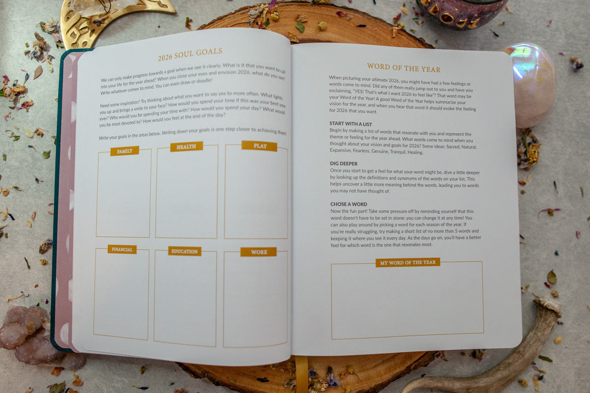 2026 Soul Care Planner - Astrology Planner with Daily Guidance & Moon Phases