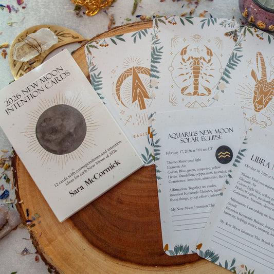 New Moon Intention Cards