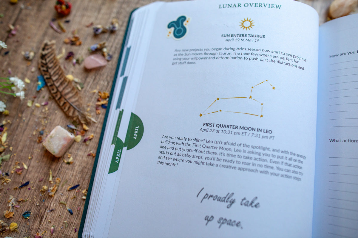 2026 Soul Care Planner - Astrology Planner with Daily Guidance & Moon Phases