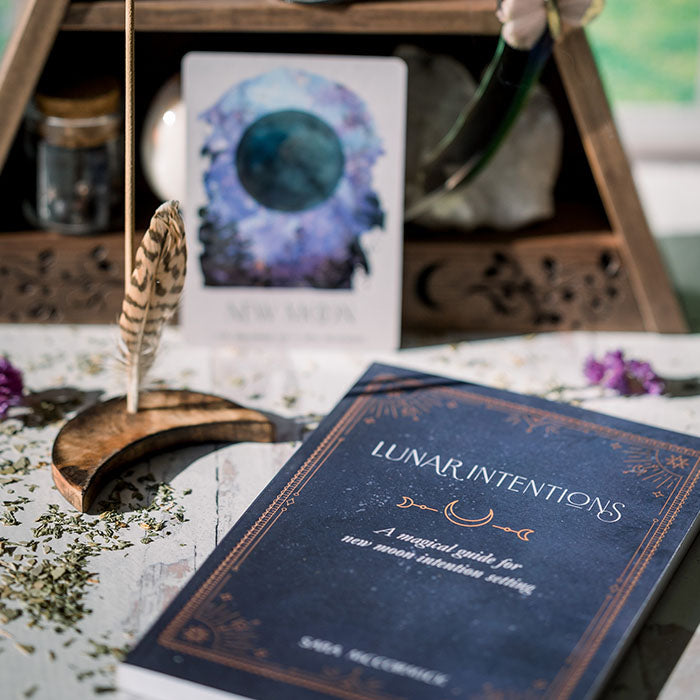 Lunar Intentions Book on Manifesting with the Moon - Soul Care Astrology