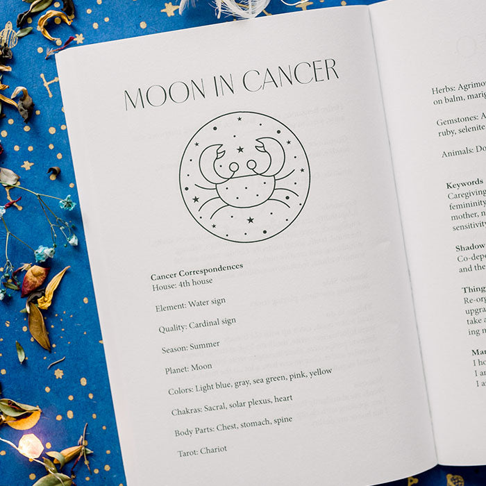 Lunar Intentions Book on Manifesting with the Moon - Soul Care Astrology