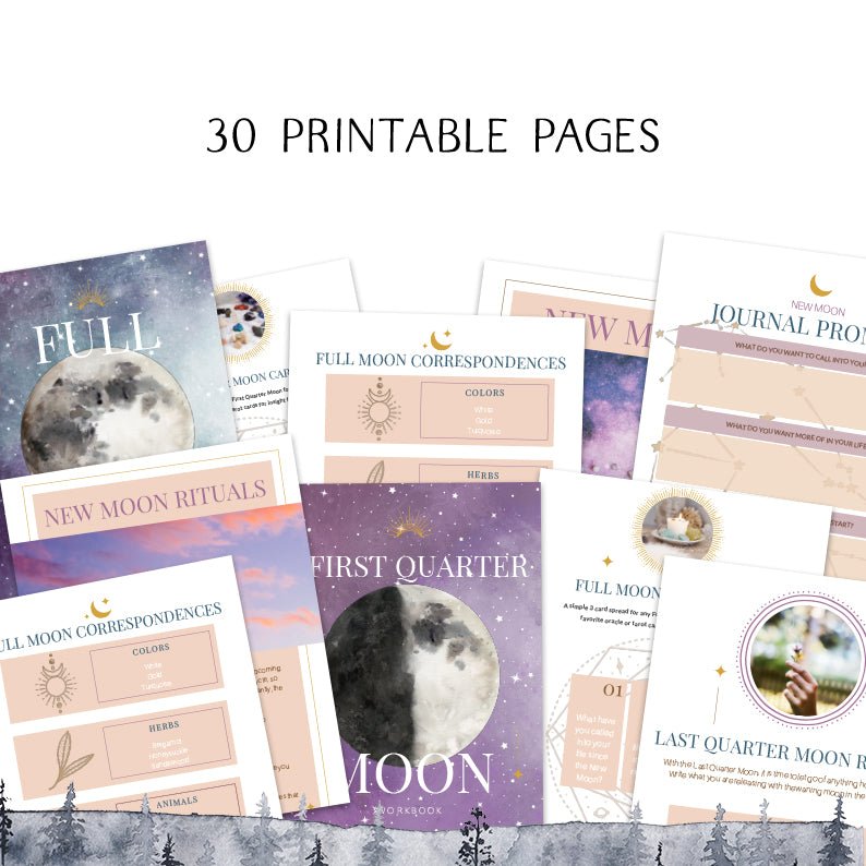 Moon Phase Guidebook and Meditation Bundle - Bella deLuna